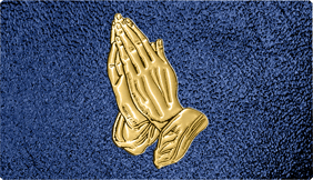 DNSEMP-C-516-GD-SH-BL Empire Corner Gold Hands Shim Blue